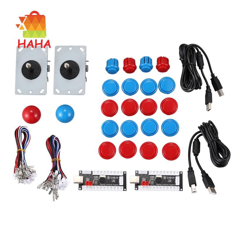 2 Players DIY Arcade Kit USB to Joystick Arcade DIY Kit USB for PC