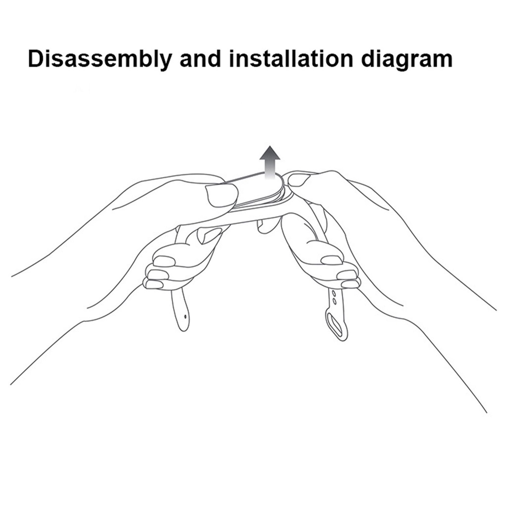 Dây Đeo Silicone Màu Dạ Quang Cho Đồng Hồ Thông Minh Xiaomi Mi Band 7 6 H1L6