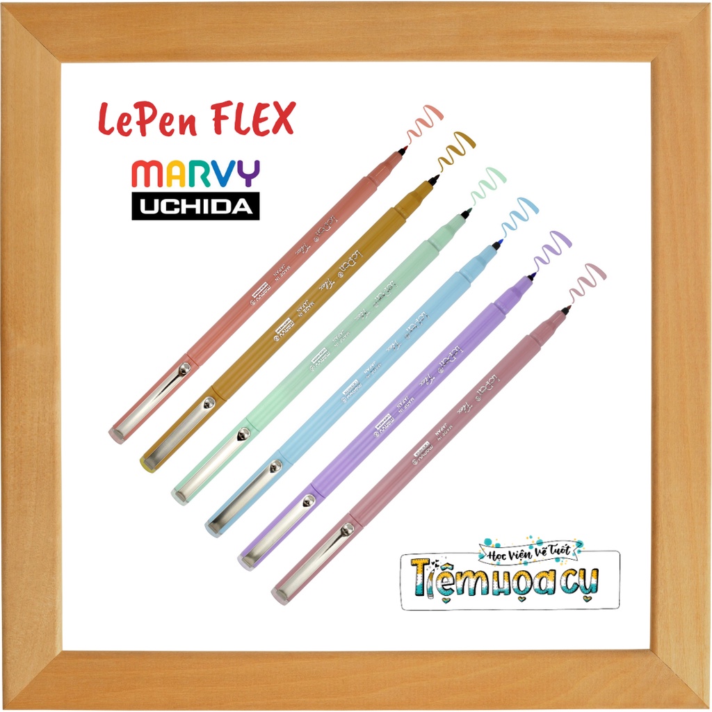 [Mã LIFEB04ALL giảm 10% tối đa 15K đơn 0Đ] Bút Calligraphy Marvy LePen Flex 4800 Đủ 18 Màu