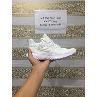 Giầy thể thao alphabounce trắng toàn bộ