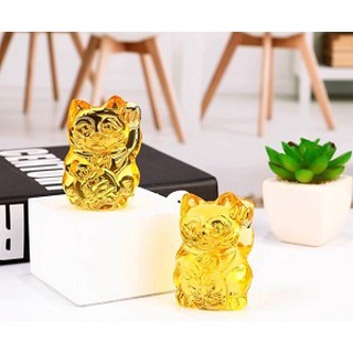 Mèo vẫy tay thần tài pha lê biểu tượng của sự tài lộc & hưng thịnh