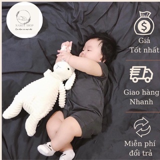 Thú bông gối ôm cho bé hình động vật dễ thương chất liệu mềm mại an toàn cho da
