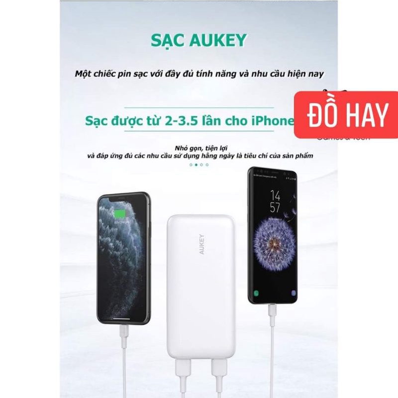 Sạc dự phòng nhanh PD 18W 10.000mAH siêu mỏng