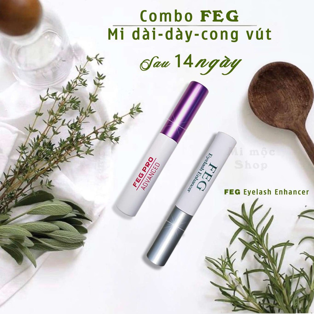 Dưỡng Mi FEG Eyelash Enhancer Toàn Diện 3ml Mi Dài Cong Tự Nhiên