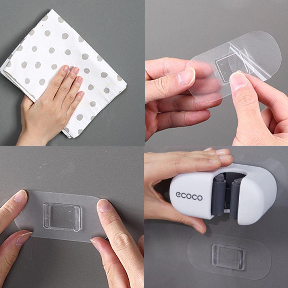 Giá Đỡ Cây Lau Nhà Dán Tường Tiện Dụng Cho Phòng Tắm / Nhà Bếp