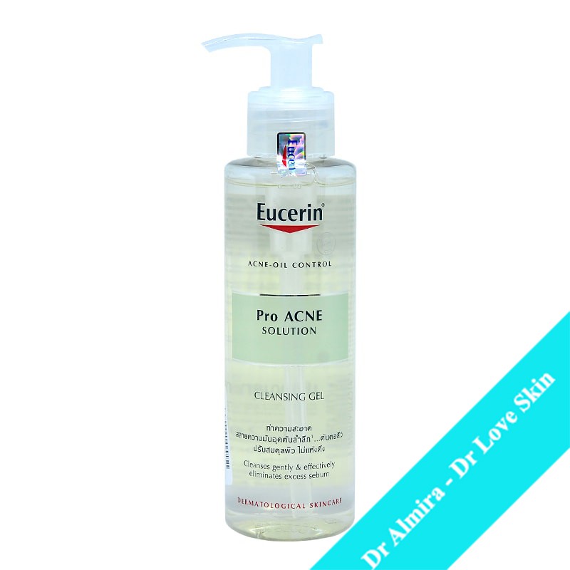 Sửa rửa mặt cho da dầu mụn EUCERIN ProAcne Solution Cleansing Gel 200ml | BigBuy360 - bigbuy360.vn