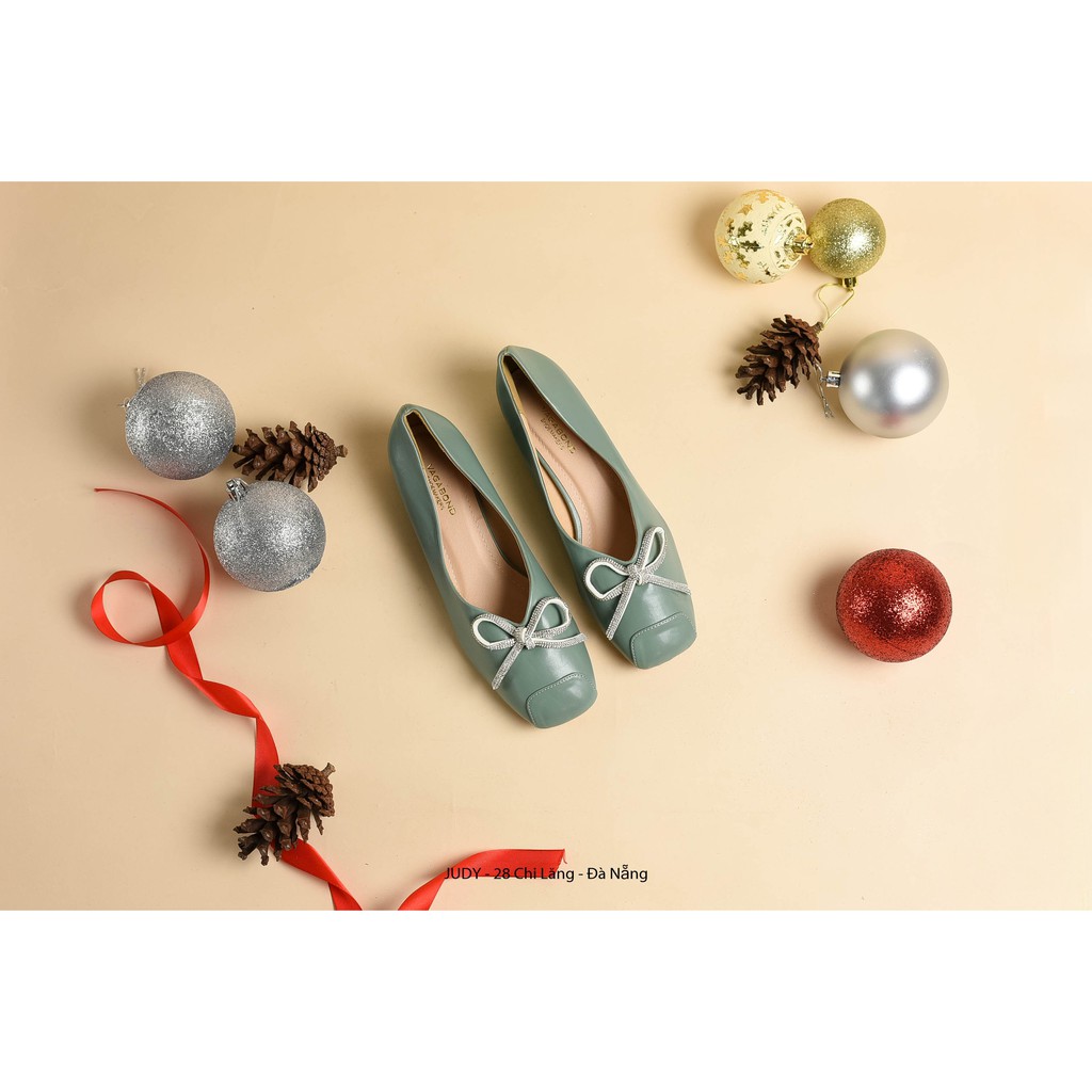 GIÀY BÚP BÊ VGB NƠ CƯỜM MŨI VUÔNG DA MỀM ÊM CHÂN HÀNG VNXK | BigBuy360 - bigbuy360.vn