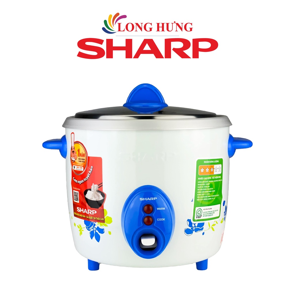 Nồi cơm điện nắp rời Sharp 1.1 lít KSH-D11V - Hàng chính hãng