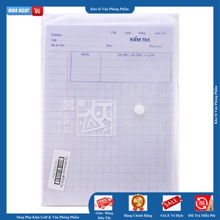 1 Túi Giấy kiểm tra cấp 1,cấp 2 HH ( 1 Túi = 10 Tập = 60 tờ đôi )