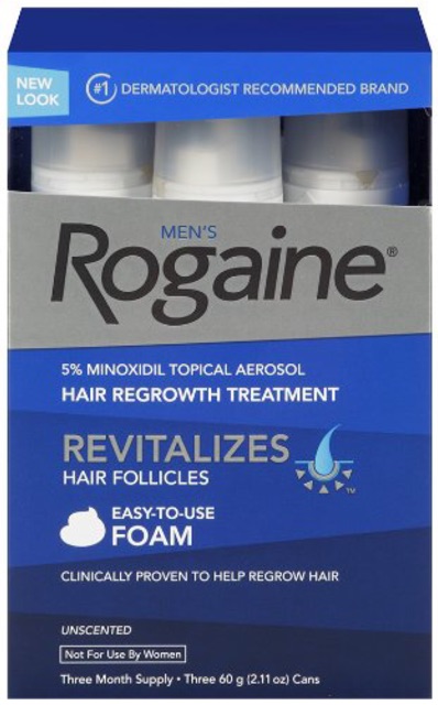 THUỐC MỌC TÓC MINOXIDIL 5% ROGAINE MEN’S FOAM DẠNG BỌT DÀNH CHO NAM GIỚI