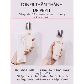 Toner Dr Peptit Centella Siêu Căng Bóng 180ML