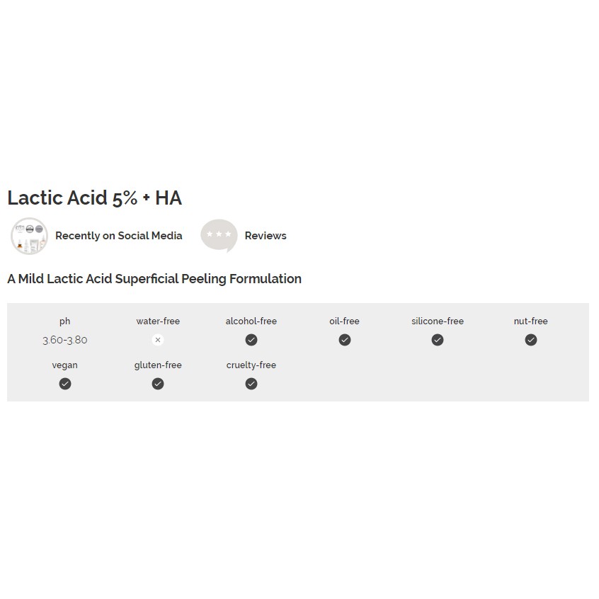 Tẩy Da Chết Hóa Học Lactic Acid 5% + HA Giữ Ẩm, Sáng Da, Mờ Thâm The Ordinary 30ML | BigBuy360 - bigbuy360.vn