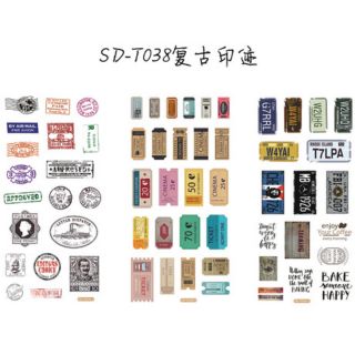 SET 3 TẤM WASHI STICKER 10*20cm WT03