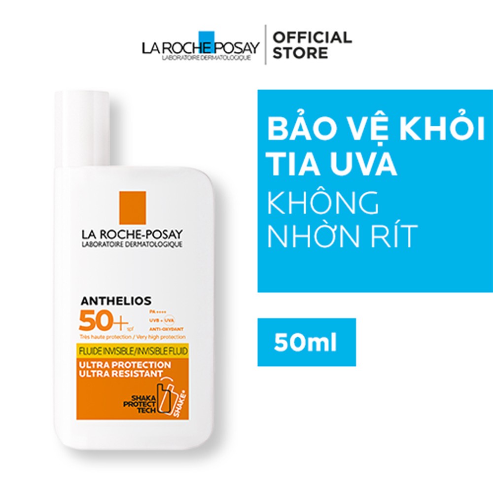 Bộ sản phẩm chống nắng & làm sạch La Roche-Posay Anthelios Invisible Fluid SPF 50+ | BigBuy360 - bigbuy360.vn