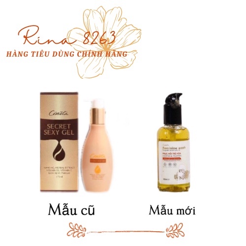 { CHÍNH HÃNG } Dung dịch vệ sinh phụ nữ Cénota 175ml_làm hồng mịn se khít và trẻ hoá vùng kín