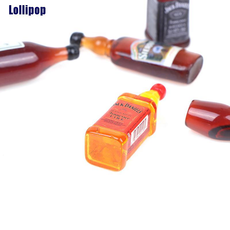 10 Chai nước thu nhỏ tỷ lệ 1/12 trang trí nhà búp bê