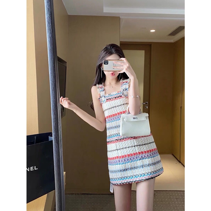 Đầm Chanel Phong Cách Phương Tây Thời Trang Mùa Hè Dành Cho Nữ
