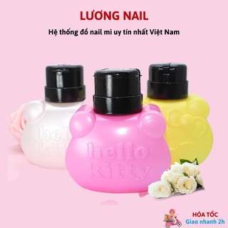Lọ đựng dung dịch aceton-cồn hình Hello Kiti 260ml