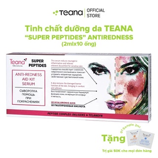 Serum Teana Super Peptides Anti-redness Aid Kit giảm sưng, mẩn đỏ, mụn