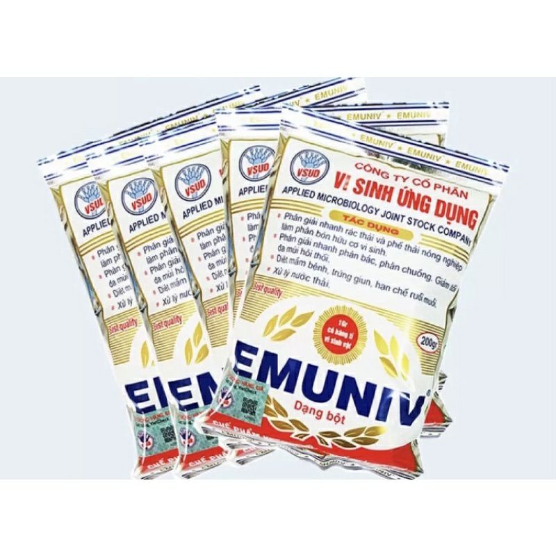 CHẾ PHẨM MEN VI SINH ỨNG DỤNG EMUNIV GÓI 200G