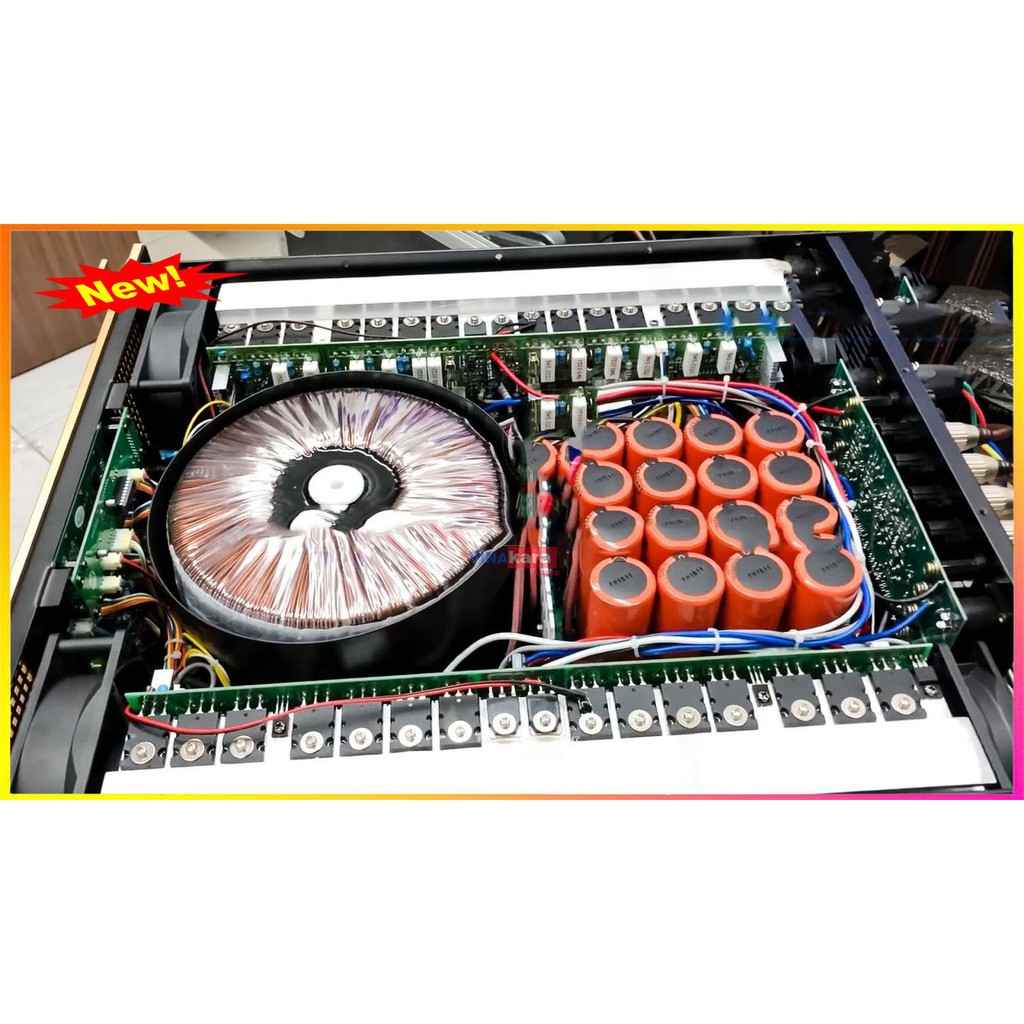 Cục đẩy công suất 4 kênh HKSOUND HK 20000 Plus cao cấp, chính hãng, loại cao cấp + Tặng kèm 2 dây Canon
