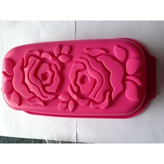 Khuôn loaf hoa hồng silicone