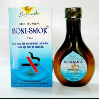 Nước súc miệng Boni Smok 150ml cai thuốc lá