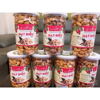 HẠT ĐIỀU RANG MUỐI NGUYÊN HẠT VỎ LỤA 500G