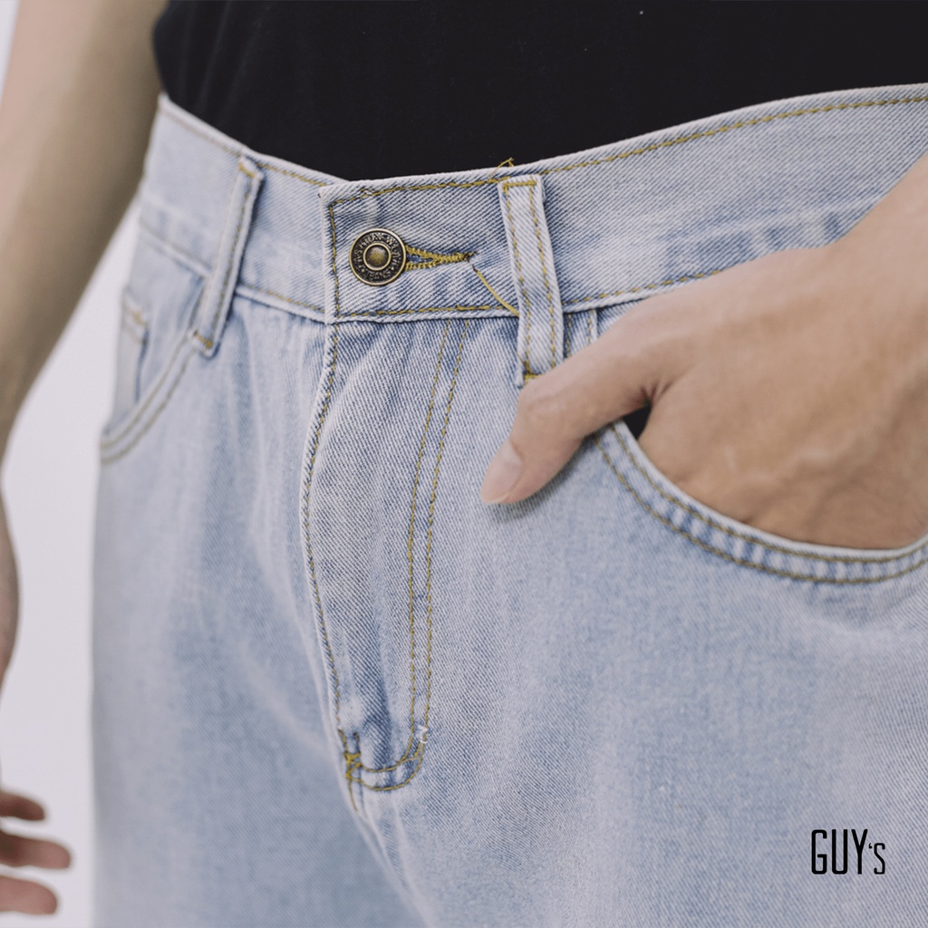 Jeans tua rua GUY's Closet, Chất liệu mềm mại, Bền màu, Gấu quần tua rua trẻ trung