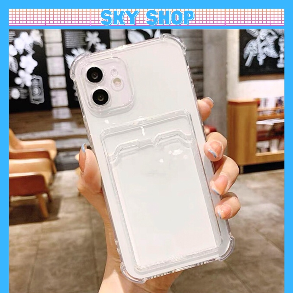 Ốp lưng đựng thẻ iphone 11 pro max 12 pro max 13 pro max 14 pro max 15 pro max xs max x xr 7 plus 8 plus - đựng ảnh tiền