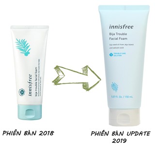 Sữa Rửa Mặt Làm sạch Mụn Innisfree Jeju Bija Trouble Facial Foam 150ml