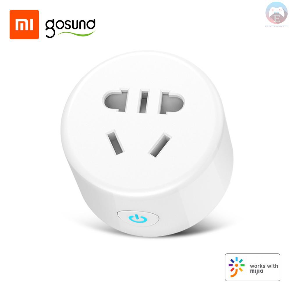 MI Xiaomi Youpin Gosund Smart Socket CP1 WiFi Version Timing APP Remote Control One Button Switch Round Charger Converter AU Plug 110-240V 2200W