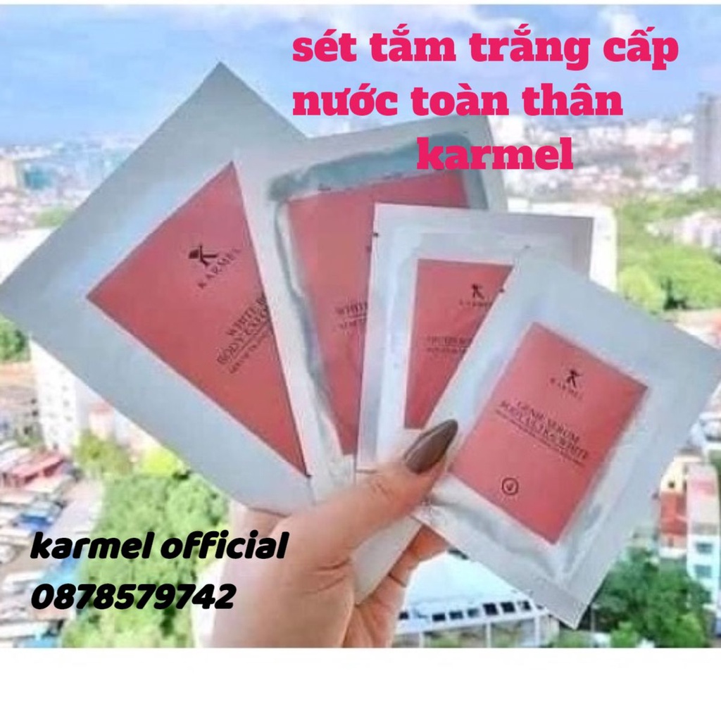 Set tắm trắng kamel cấp nước toàn thân- sữa dưỡng thể, serum dưỡng da giúp da trắng hồng tự nhiên