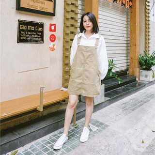 SET YẾM KHAKI OVERALLS - SET01