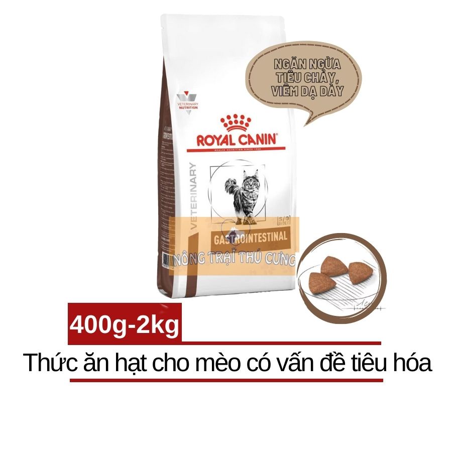Thức Ăn Cho Mèo Royal Canin ROYAL CANIN GASTROINTESTINAL - Cho Mèo Bị Tiêu Chảy, Đường Ruột Yếu
