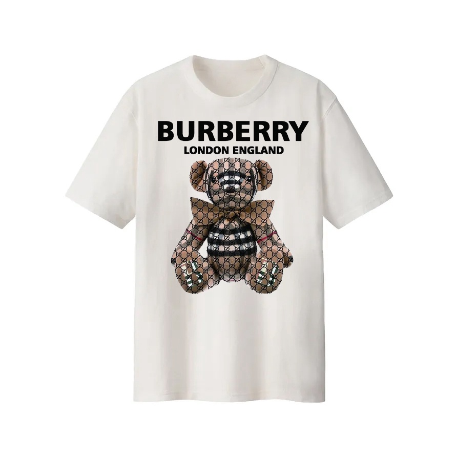 HZCJ / Áo thun Oversize Teddy Burberry, áo phông T shirt nam nữ unisex !