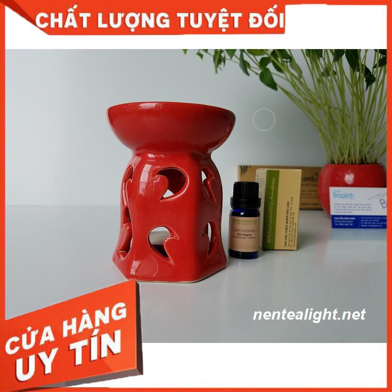 ĐÈN XÔNG TINH DẦU TINH DẦU ĐIỆN GỐM BÁT TRÀNG  LÀM THƠM PHÒNG