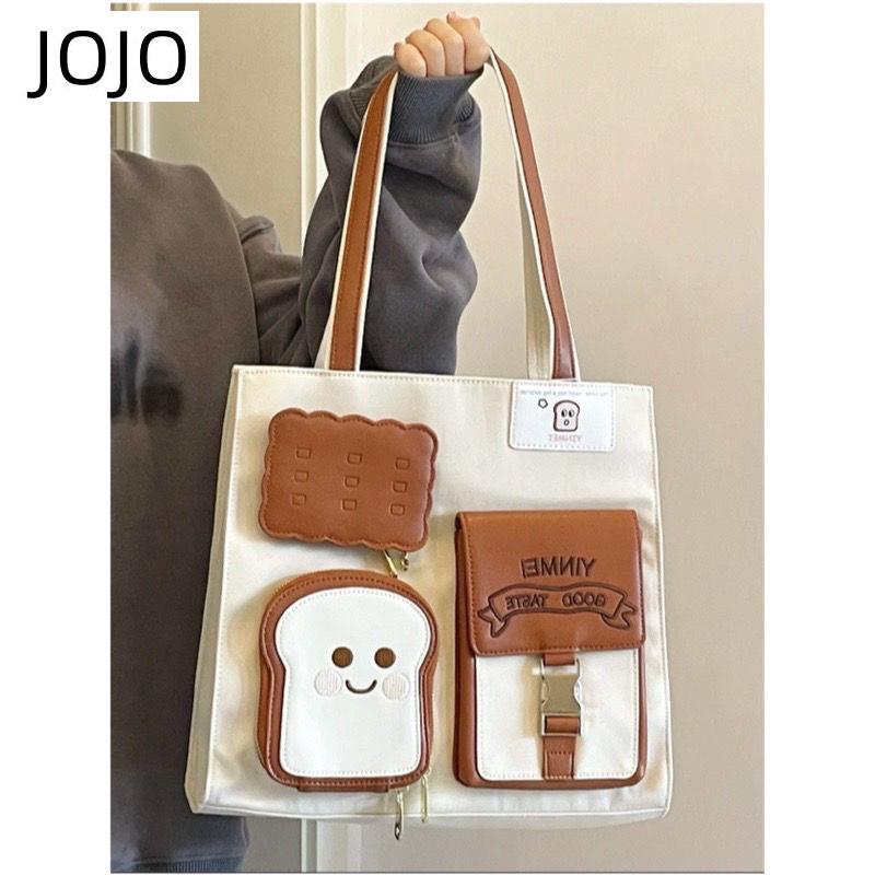 Túi Tote Đeo Vai Sức Chứa Lớn Thiết Kế Đơn Giản Dễ Thương