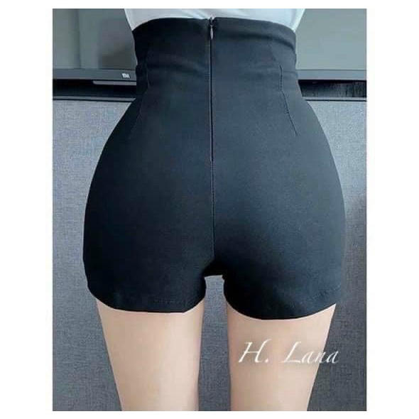 Quần short đùi nữ biker Legging Cạp Cao Khóa Sau Nâng Mông Co Giãn Ôm Mông bigsize chất umi hàn xuongmaythoitrangcongso | BigBuy360 - bigbuy360.vn
