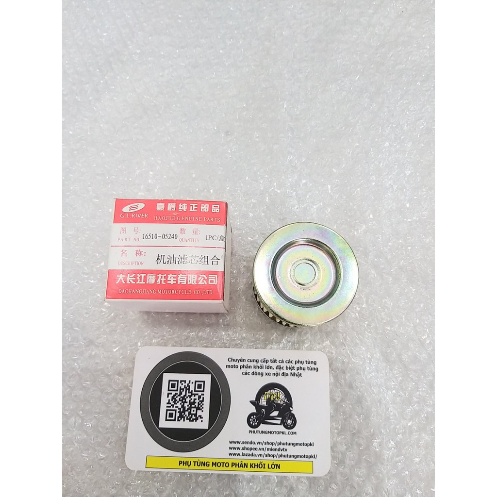 Lọc nhớt lọc dầu Suzuki GZ 150A, 125 EN150 125 HJ125 và các dòng xe tương ứng Hàng chính hãng