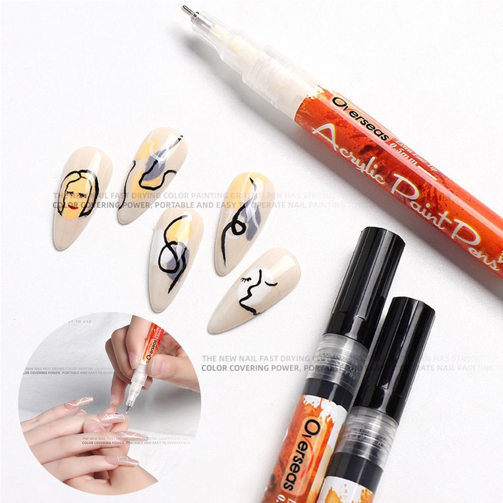 [Hàng mới về] Bút vẽ móng trang trí nghệ thuật tự làm chống nước nhỏ gọn