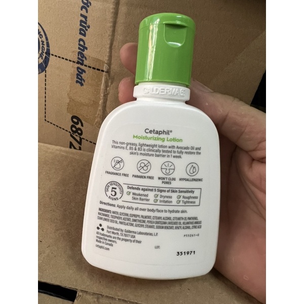 Sữa dưỡng ẩm toàn thân Cetaphil Moisturizing Lotion 118ml
