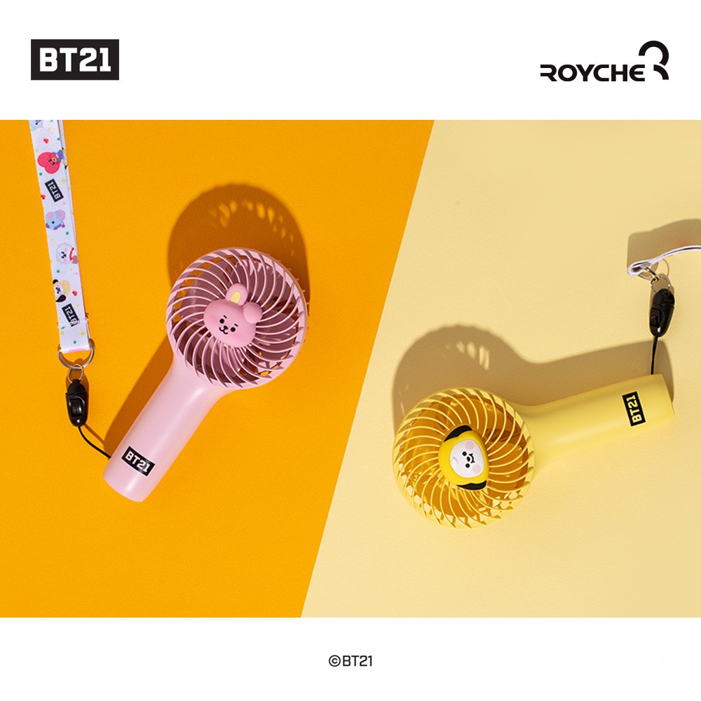 [BT21] Quạt cầm tay phiên bản Baby BT21 Handy Fan thiết kế nhỏ gọn (có sẵn)