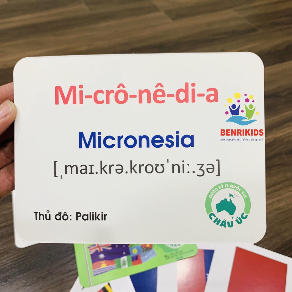 Đồ Chơi Cho Bé, Bộ Thẻ Học Về Chủ Đề Cờ Các Nước Trên Thế Giới, Thẻ Flash Card Quốc Kỳ Các Quốc Gia