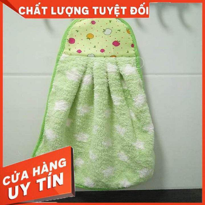 Khăn lau tay nhà bếp siêu thấm có móc treo