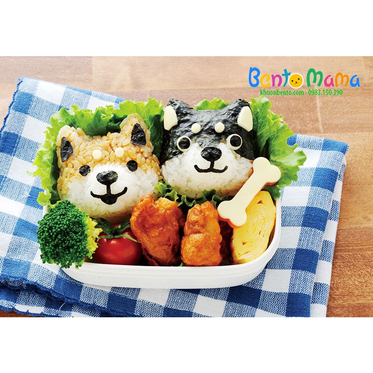 Bộ khuôn ép cơm Chó Puppy