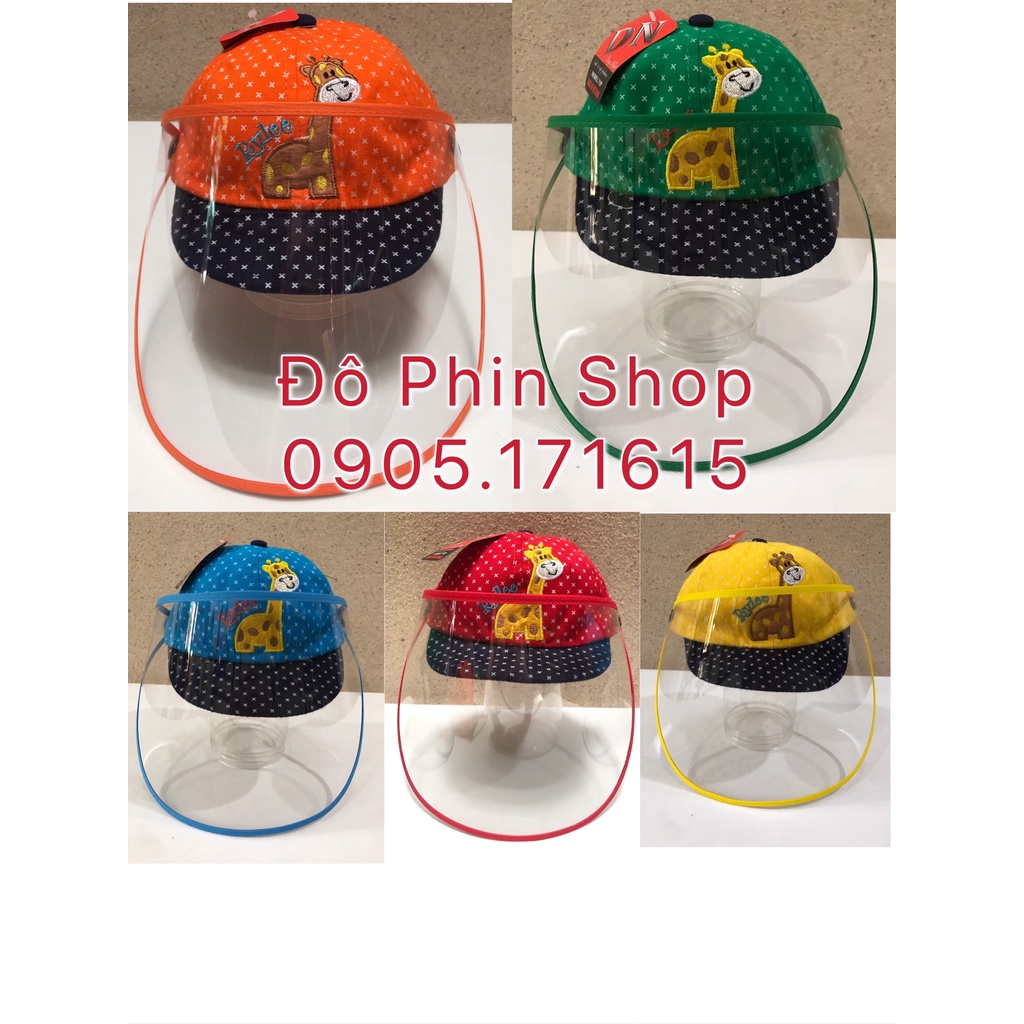 [Vòng đầu 48cm bé 0-2 tuổi] Mũ chắn giọt bắn cho bé, nhiều mẫu thời trang, màu sắc dễ thương
