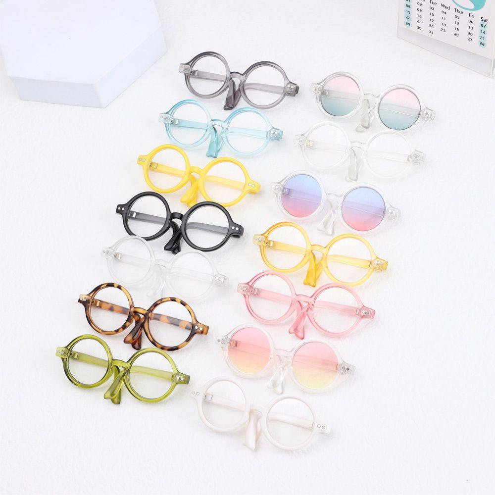 BEBETTERM Mắt Kính Gọng Tròn Màu Sắc Ngọt Ngào Cho Búp Bê