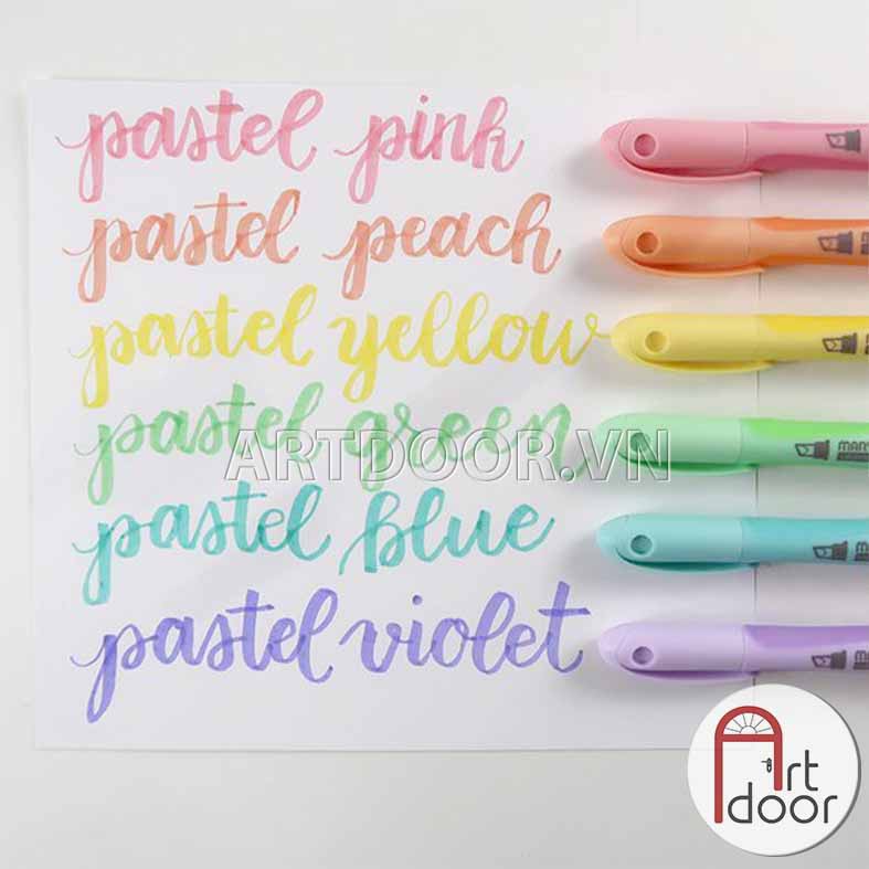 [ARTDOOR] Bút vẽ dạ quang MARVY Pastel Highlight