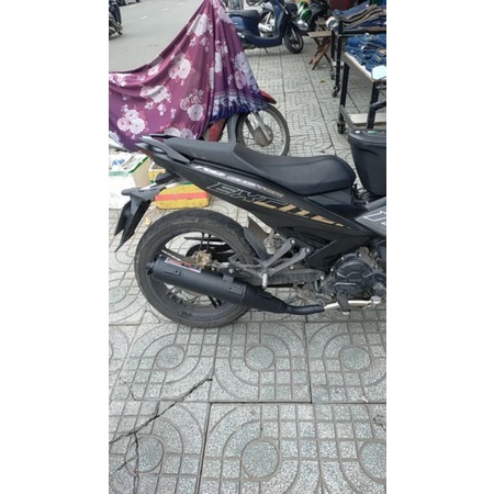 Pô uma v4 gắn exciter 150 full cổ inox ex150